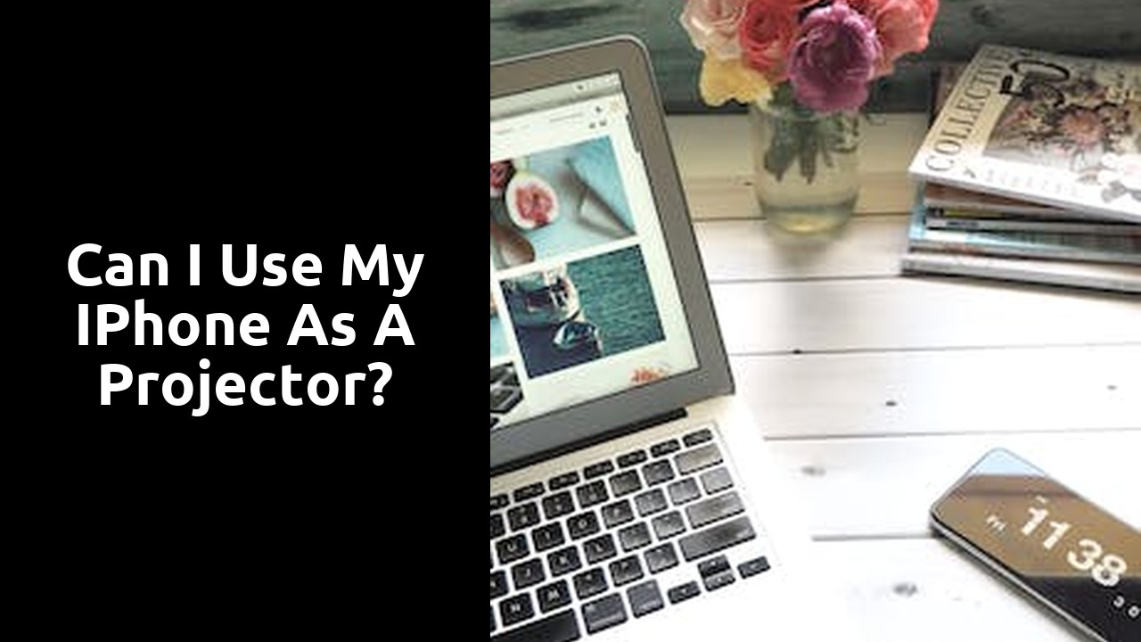 Can I use my iPhone as a projector?