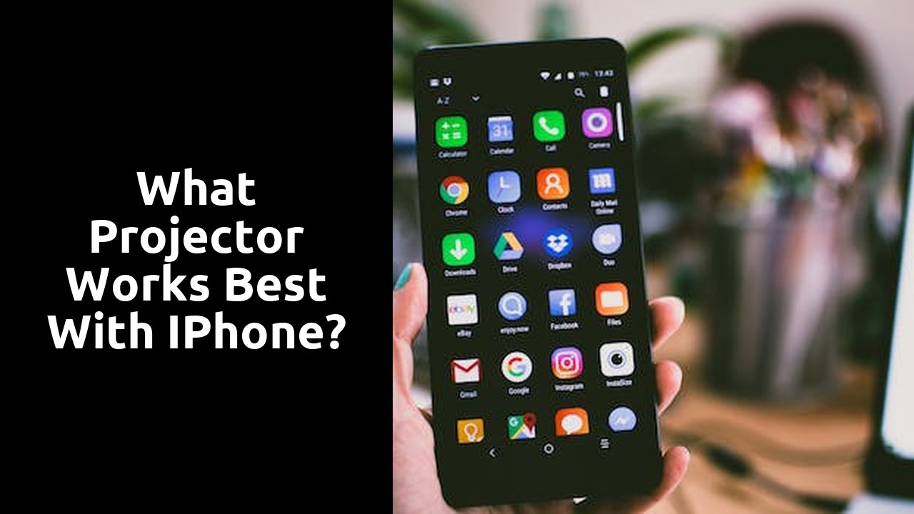 What projector works best with iPhone?