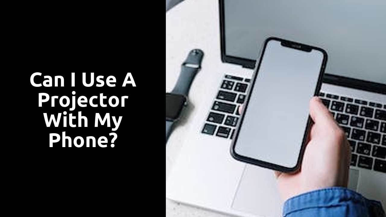 Can I use a projector with my phone?