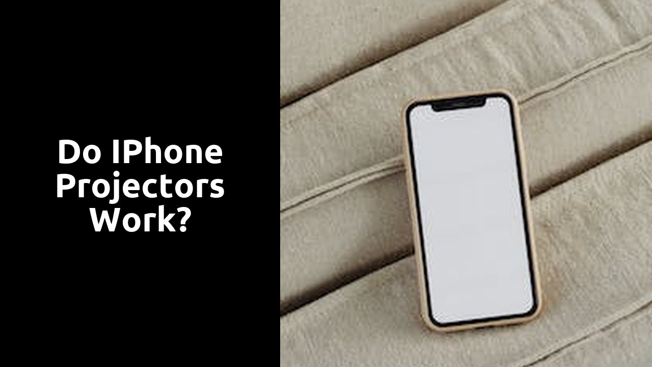 Do iPhone projectors work?